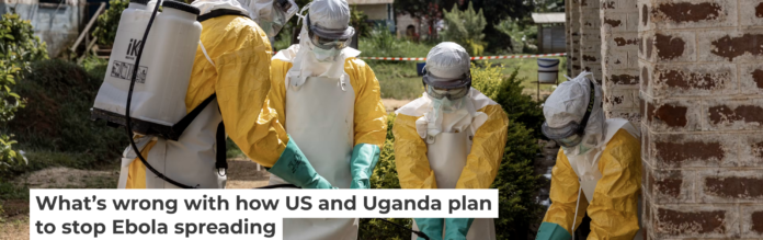 The Democratic Republic of Congo is scaling up health operations to contain the Ebola epidemic. Michel Lunanga/Getty Images